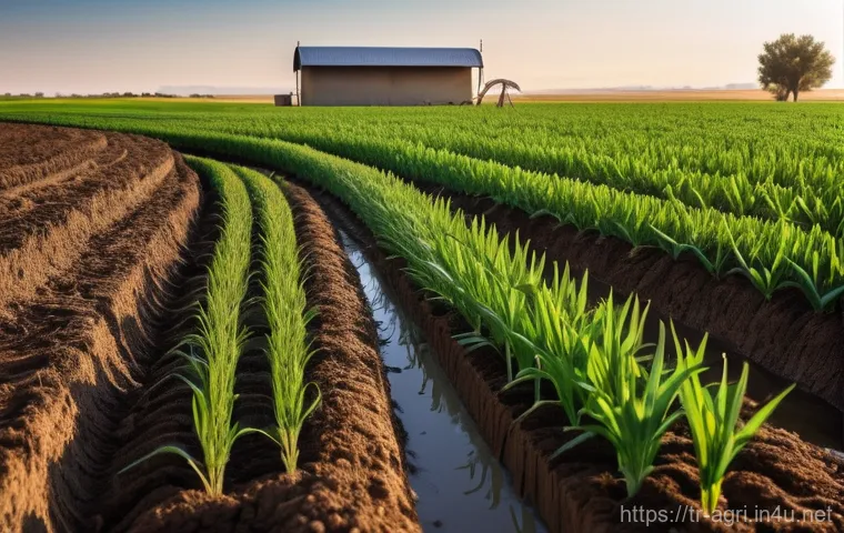 농업 수질 관리 - **Precision Irrigation: Drip and Sprinkler Systems in Harmony:**
A vibrant, eye-level shot captu... 농업 수질 관리 - **Precision Irrigation: Drip and Sprinkler Systems in Harmony:**
A vibrant, eye-level shot captu...